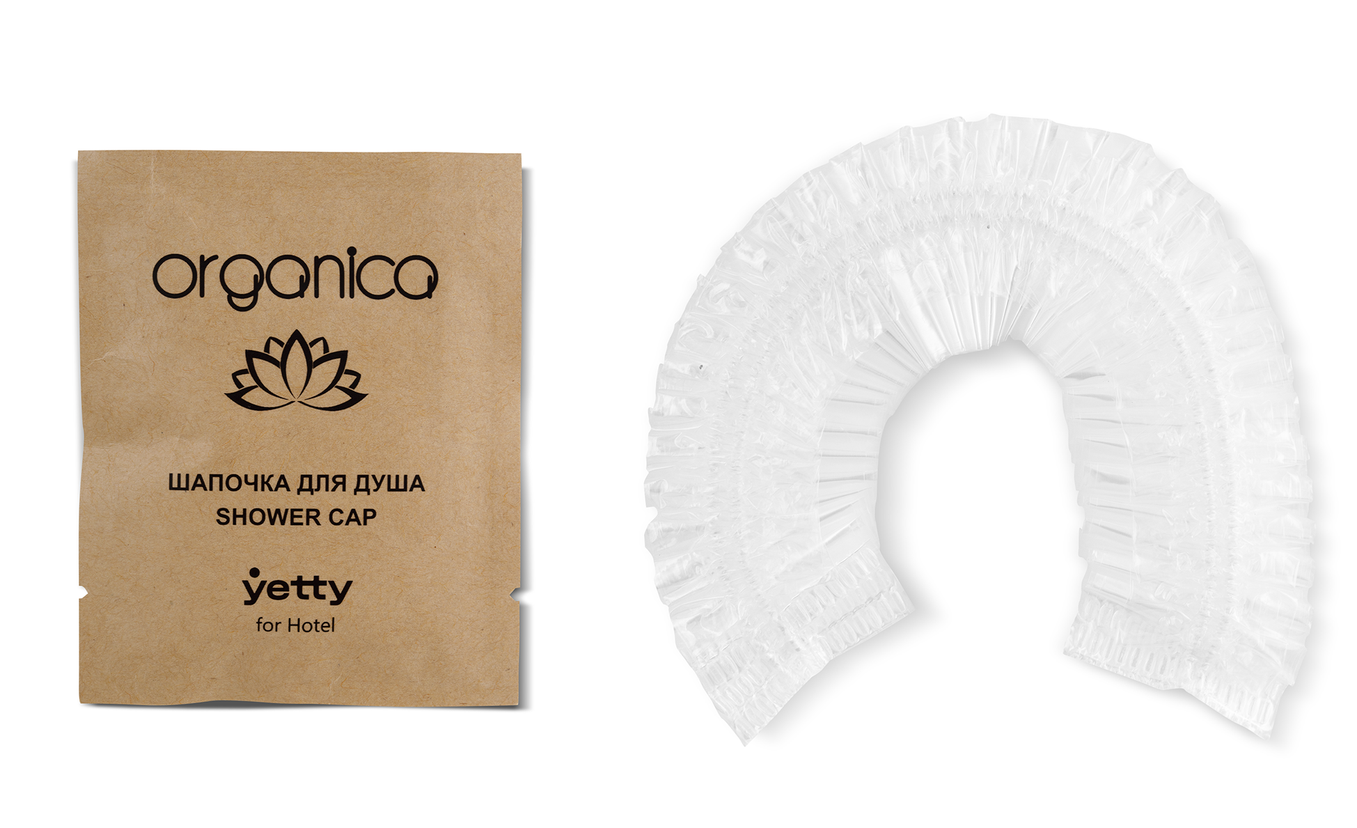 Шапочка для душа Organica, в саше: 1/500