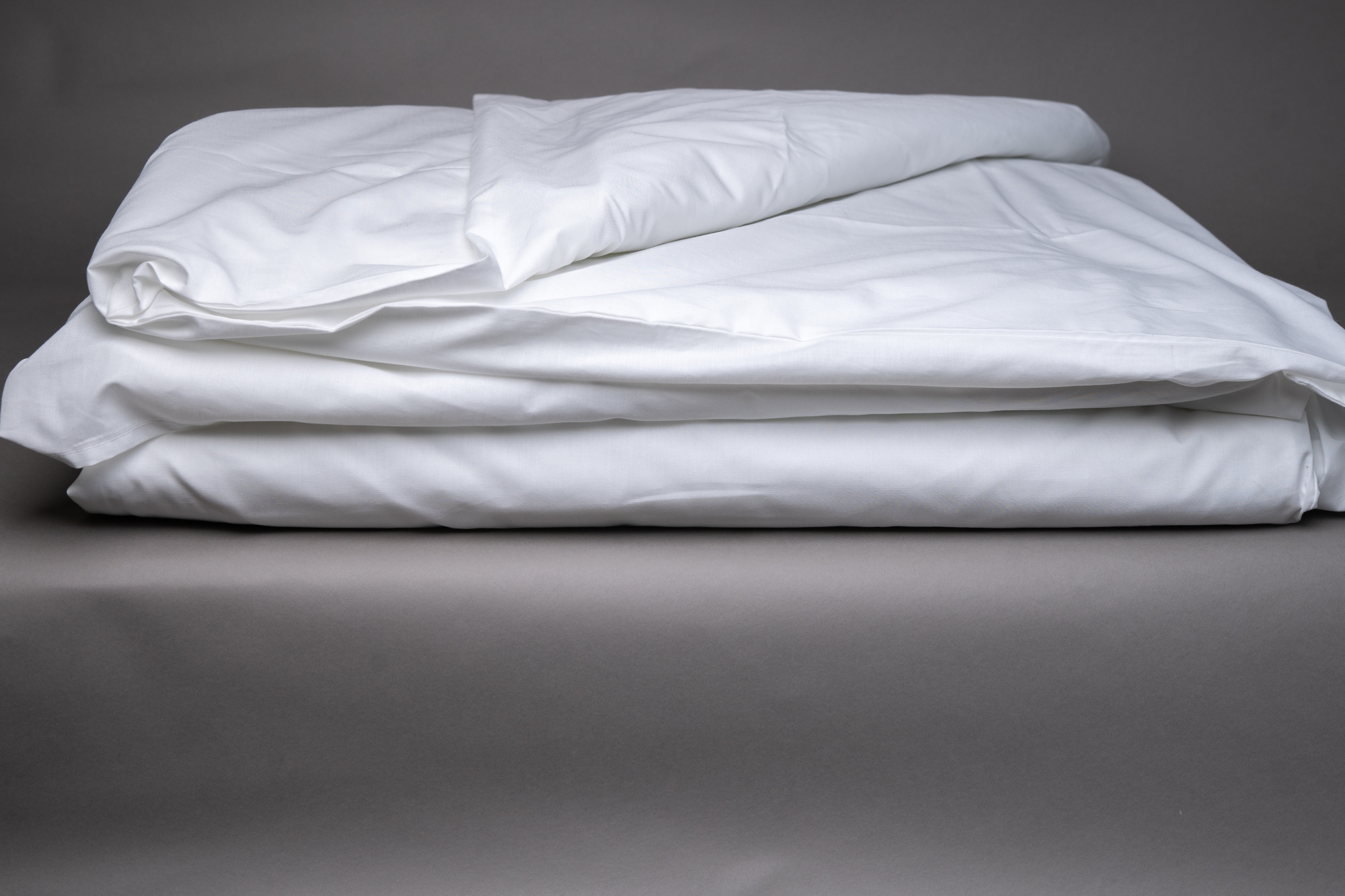 Пододеяльник, полисатин, 147х210 см, 60%хл/40%ПЭ, 132 г/м2, цвет - белый:1/10/20