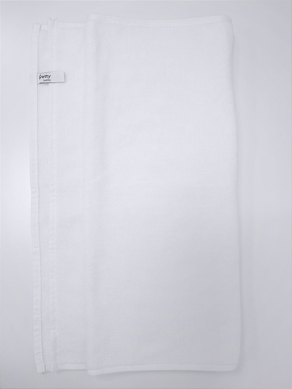 Полотенце, 50х100см, 450 г/м2, 100% хл, цвет-белый, без лого: 1/50