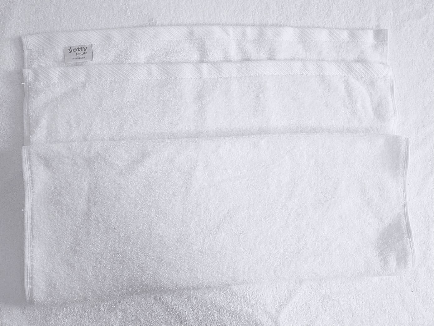 Полотенце, 50х100см, 500г/м2, 100% хл, цвет-белый, без лого: 10/50