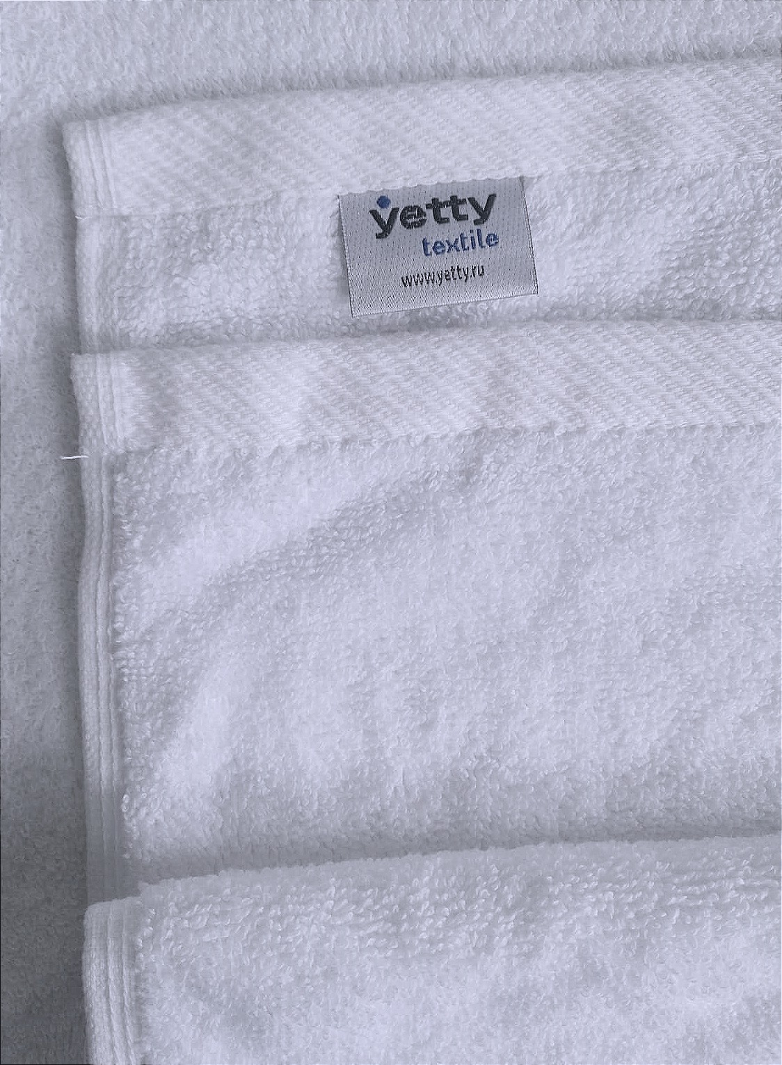 Полотенце, 50х100см, 500г/м2, 100% хл, цвет-белый, без лого: 10/50