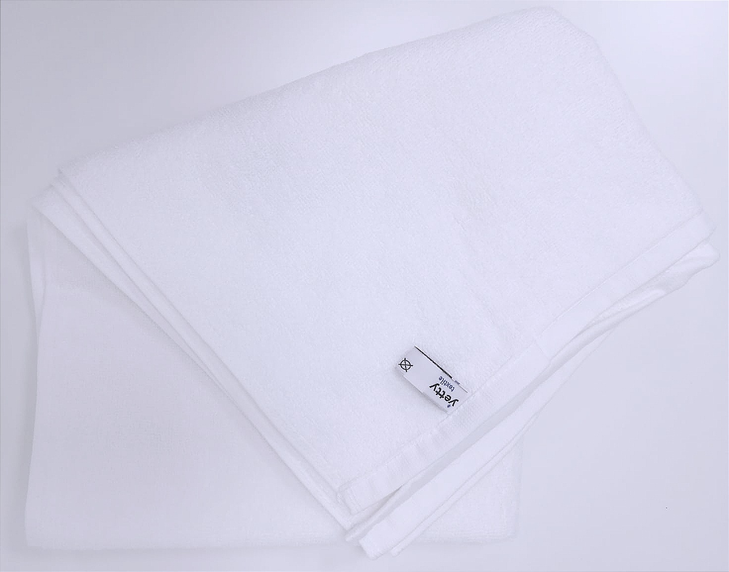 Полотенце, 50х90см, 450г/м2, 100% хл, цвет-белый, без лого: 1/60