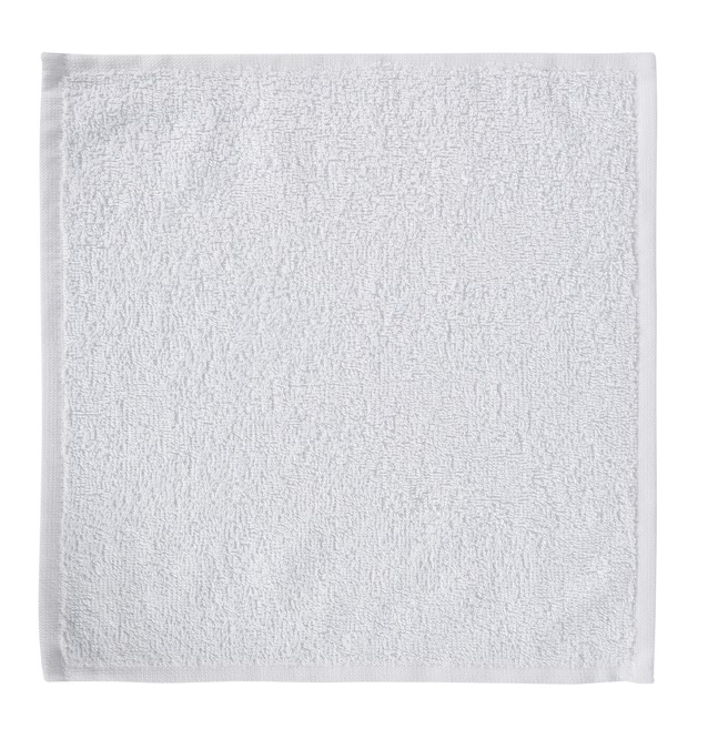 Салфетка махровая 30х30, 400 гр/м2, 100% хлопок, цвет-белый: 1/472