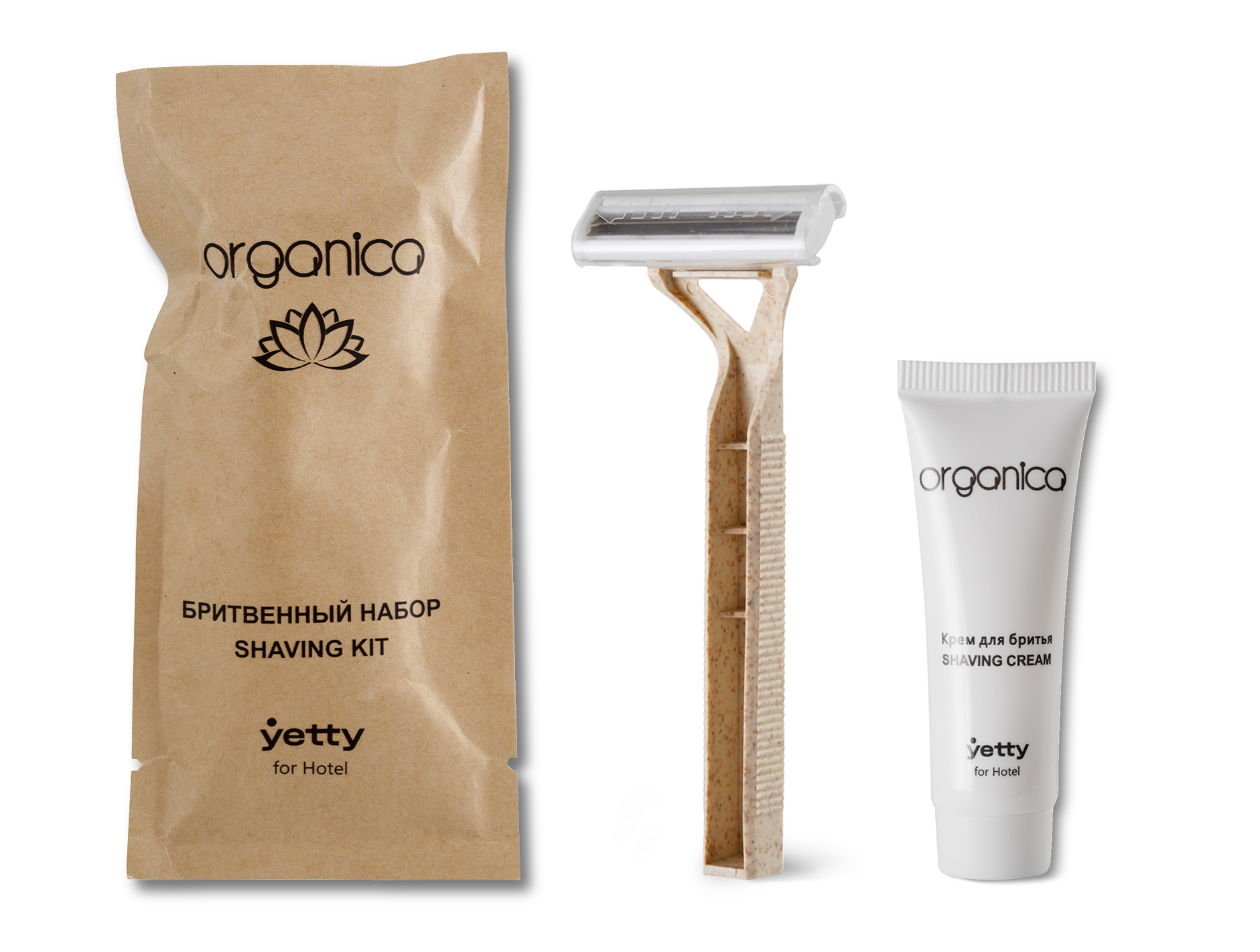 Бритвенный набор Organica, в саше (LTC):1/500