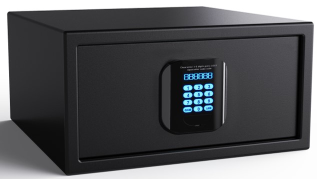 Сейф гостиничный Йетти 200х420х370 мм