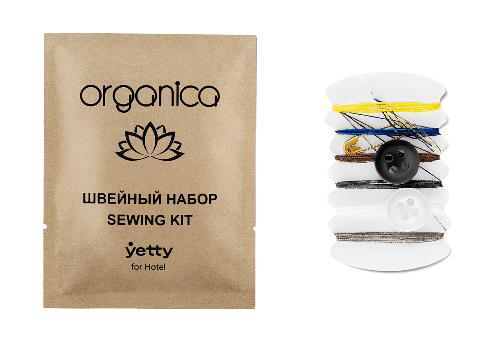 Швейный набор Organica, в саше: 50/2500