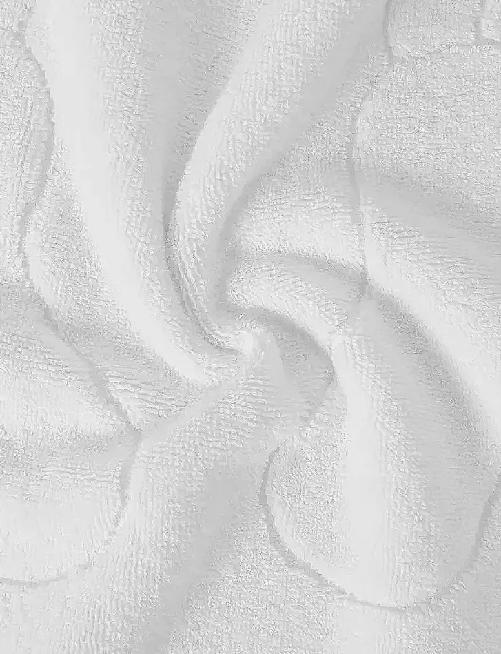 Полотенце, 50х70см, 650г/м2, 100% хл, цвет-белый, "ножки": 1/72