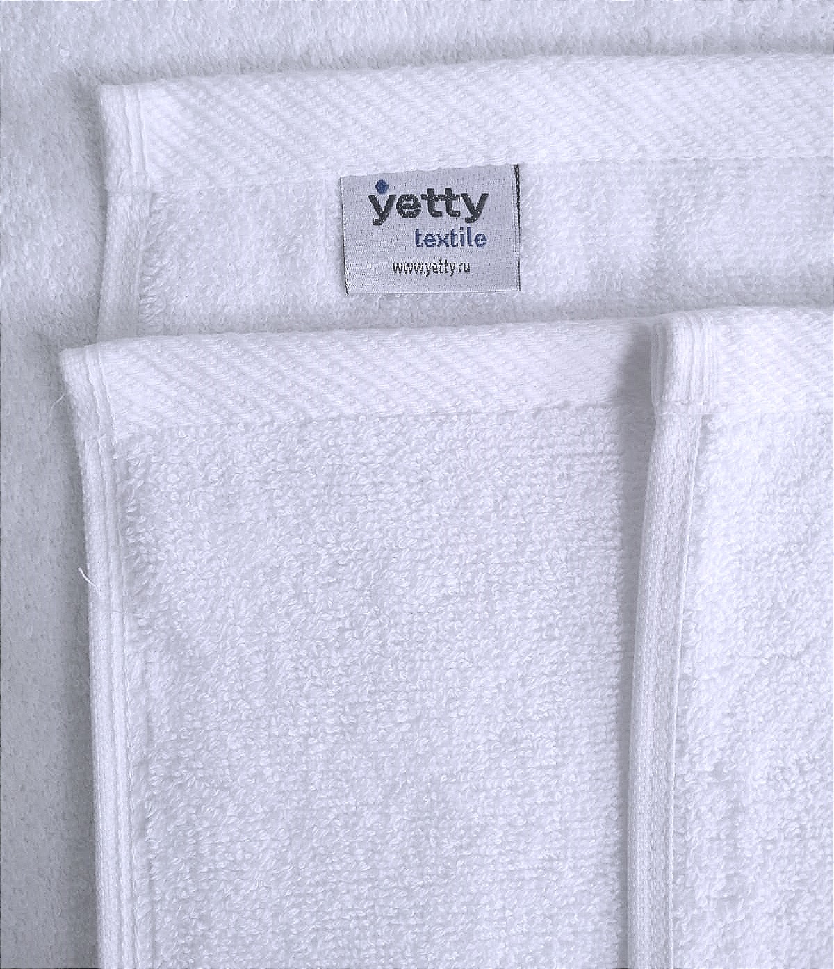 Полотенце, 50х70см, 500г/м2, 100% хл, цвет-белый, без лого: 10/80